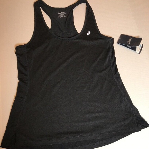 ASICS Tops - Asics Womens ASX Dry Tank Black Gym Sport Tank NEW